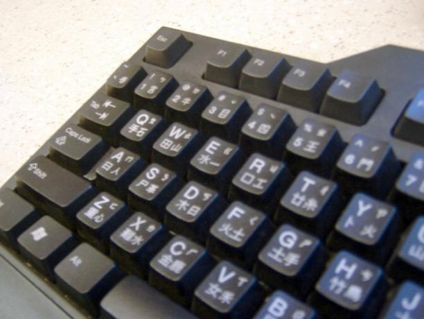 Linux kinesisk tastatur