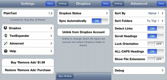 dropbox sync