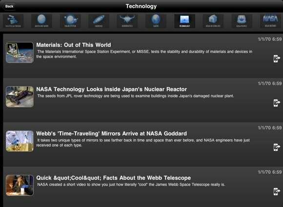 nasa-apper for ipad