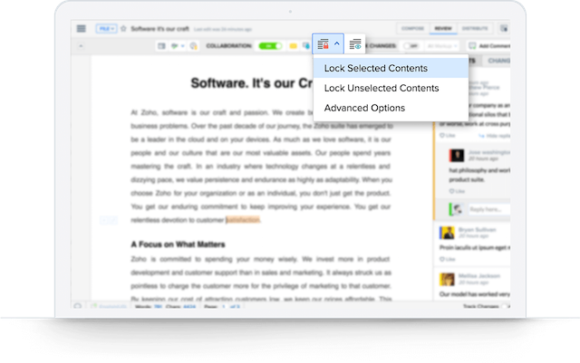 Zoho-writer-lock-innhold