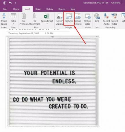 onenote optisk tegngjenkjenning
