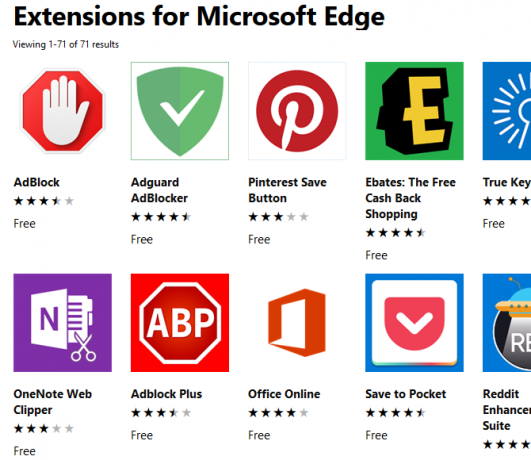 problemer microsoft edge extensions