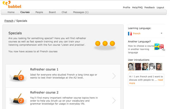 Babbel: Et interaktivt verktøy for oppfriskende språklister