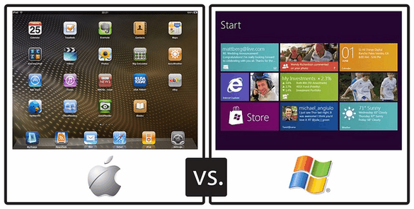 Vil Windows 8 lykkes eller mislykkes? [Opinion] Windows vs iPad