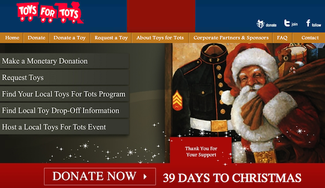 Christmas Charities - Toys for Tots