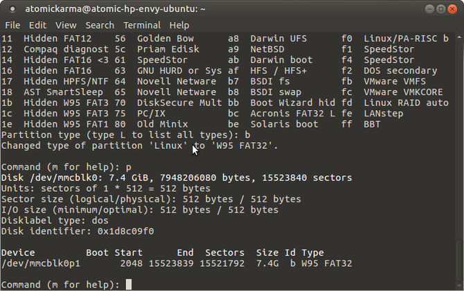 Linux bringebær pi oppsettformat