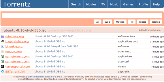 Topp Torrent-søkemotorer for alle Torrent-nedlastere torrentztptrnt