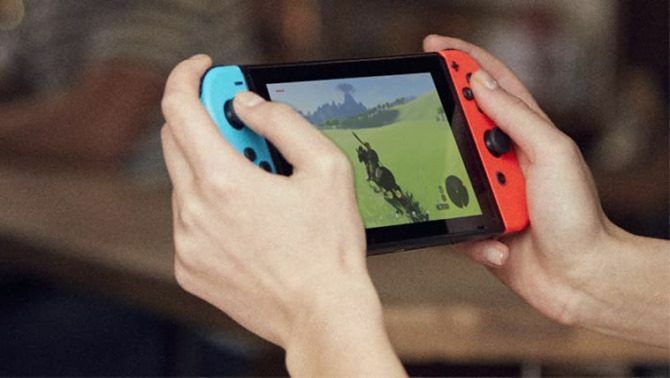 Nintendo Switch håndholdt modus
