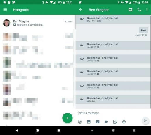 hvordan du bruker Google Hangouts på Android