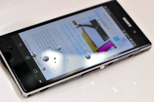 anmeldelse av sony xperia z1 smarttelefon