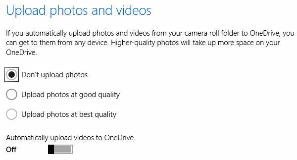 OneDrive Kamerarull