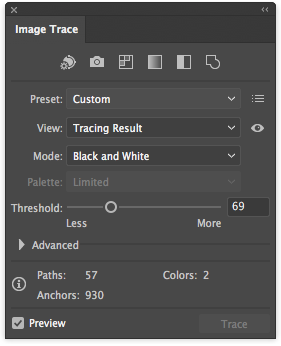 Hvordan konvertere bilder og klotter til vektorgrafikk med Adobe Illustrator ImageTrace