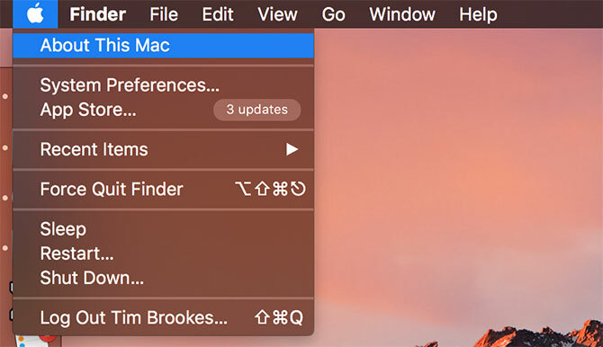 macOS Apple Menu