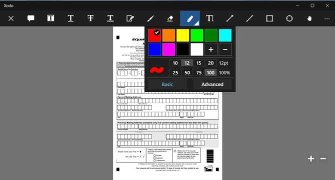 xodo pdf-lesereditor for windows