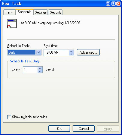 Et gratis bærbart alternativ til Windows Task Scheduler freebyte5