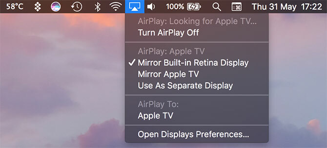 AirPlay på Mac