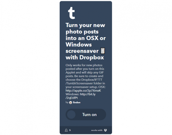 Den ultimate IFTTT-guiden: Bruk nettets kraftigste verktøy som en Pro 50IFTTT TumblrBilderToScreensaver