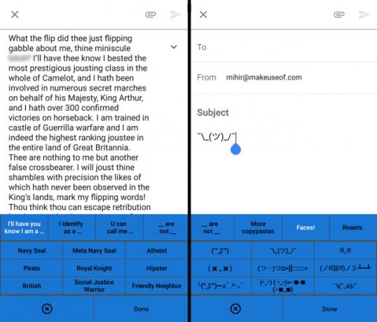 5 beste Android-tastaturer for emojis, GIF-er og flere android-tastaturer copypasta 1