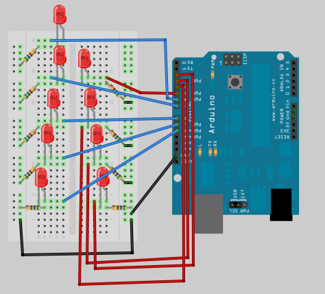 arduino julelys