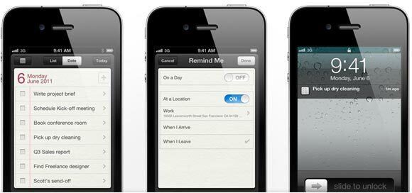 ios 5 funksjoner