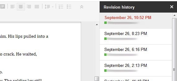 ved hjelp av google docs