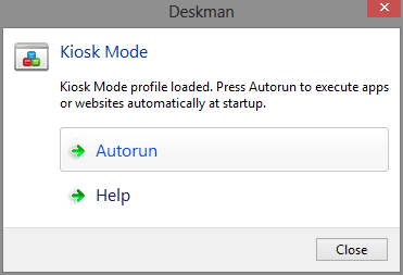 15 Kiosk Mode - Autorun