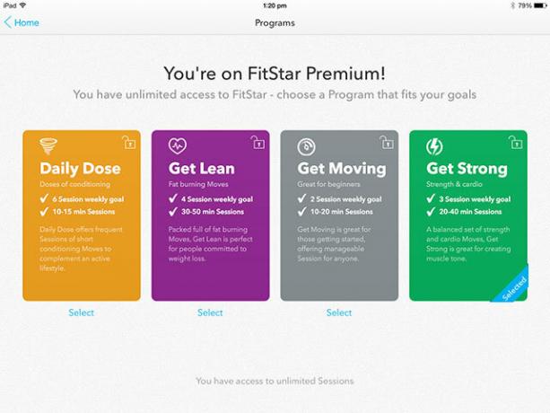 Glem treningsstudioet, få Fitstar Fit med iPad- eller iPhone-programmene dine