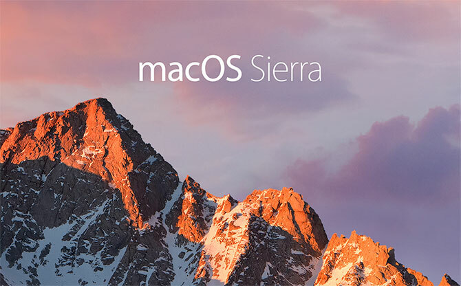 MacOS Sierra bakgrunn