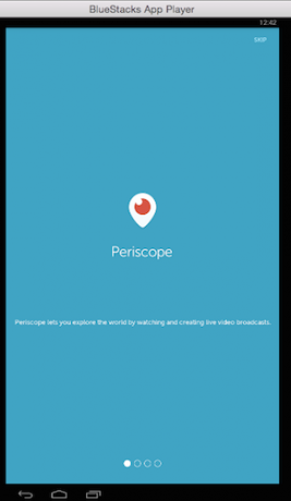 Periscope-BlueStacks-kjører