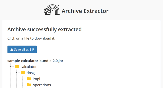 Archive Extractor