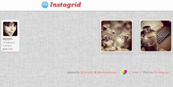 6+ nettsteder som forbedrer Instagram-opplevelsen Instagrid