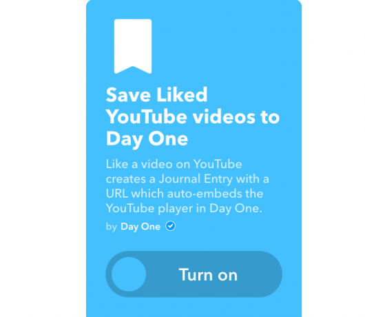 youtube ifttt likte videoer til dag en