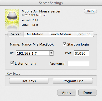 De 7 beste gratis fjernkontrollappene for iPhone MobileAirMouse