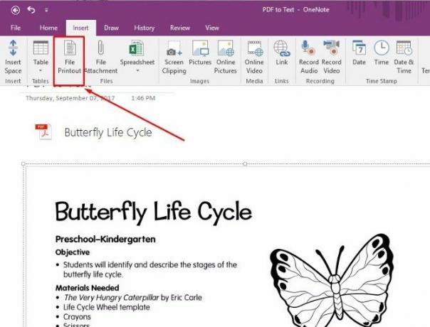 onenote optisk tegngjenkjenning