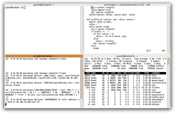 5 kule apper for å gjøre Linux-terminalen mer produktiv terminator