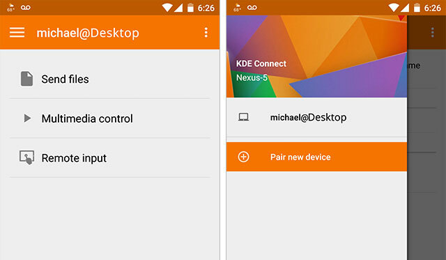 KDE-connect-android-pair-new-enhet