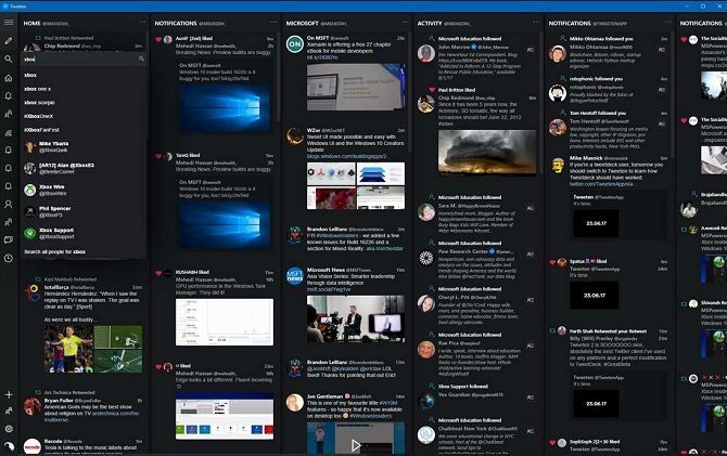 twitter Windows 10-appen