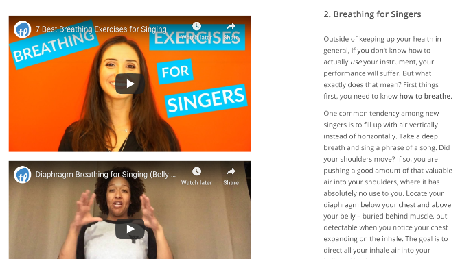 Gratis 10-trinns jukseark for å lære å synge