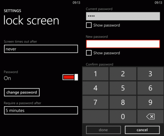 BUO-Windows Phone-security-passord