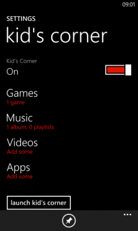 BUO-Windows Phone-kidscorner-innstillinger