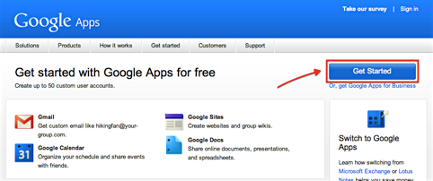 Google Apps Guide: Gratis e-post og mer på nettstedet ditt ggle page11image7320 filtrert