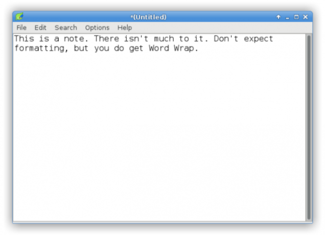 Lett Linux-programvare - Leafpad Text Editor