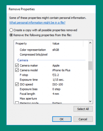 Slik fjerner du personlig informasjon fra bilder i Windows 10 Photo Properties 2