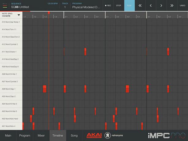 Er Akais iMPC Pro den beste iPad Beat-produksjonsappen ennå? tidslinje