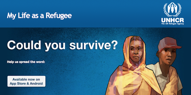 My Life as a Refugee-app