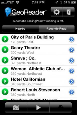 Georeader: Få din iPhone til å oppdage landemerkeplasseringer og fortelle deg om dem [iOS] (10 gratis koder) Paris
