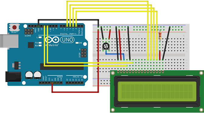 arduino display lcd