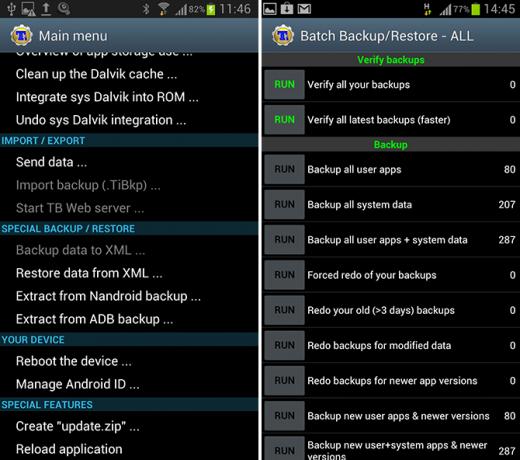 titan backup android