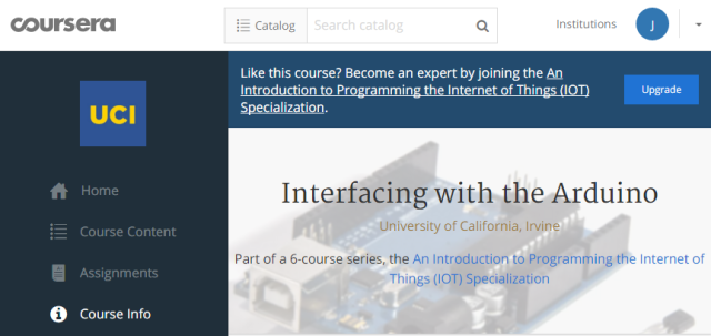 Coursera-arduino