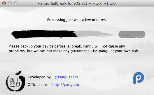 Hvordan jailbreak iOS 7.1.x og installere Cydia med Pangu 3